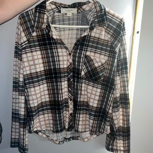 Cropped flannel